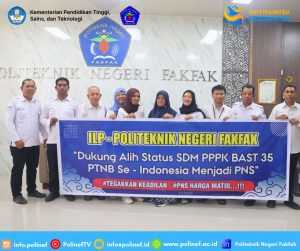 Direktur Polinef Terima Aspirasi Aksi Gabungan Tendik dan Dosen PPPK Jadi PNS di Gedung Ketahanan Pala
