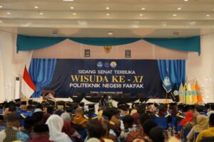 Wisuda XI Politeknik Negeri Fakfak 2025, Momentum Bersejarah Bagi Para Lulusan Polinef