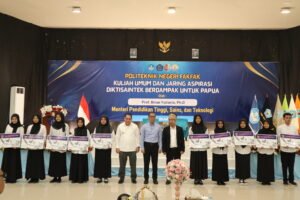 Politeknik Negeri Fakfak Terima Kunjungan Mendiktisaintek dan Resmikan Gedung Teaching Factory