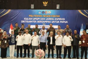 Politeknik Negeri Fakfak Terima Kunjungan Mendiktisaintek dan Resmikan Gedung Teaching Factory