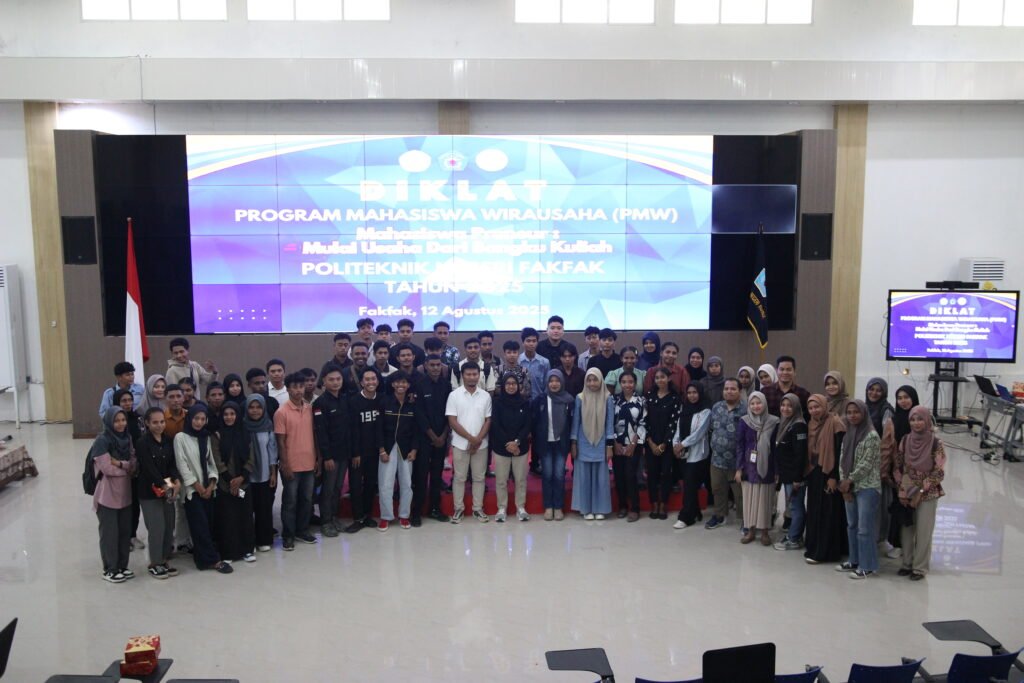 Politeknik Negeri Fakfak Sukses Gelar DIKLAT PMW "Mahasiswa Preneur: Mulai Usaha dari Bangku Kuliah"