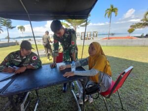 Politeknik Negeri Fakfak Ikuti Kegiatan Cek Kesehatan Bersama Kodim Fakfak