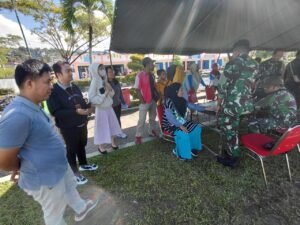 Politeknik Negeri Fakfak Ikuti Kegiatan Cek Kesehatan Bersama Kodim Fakfak
