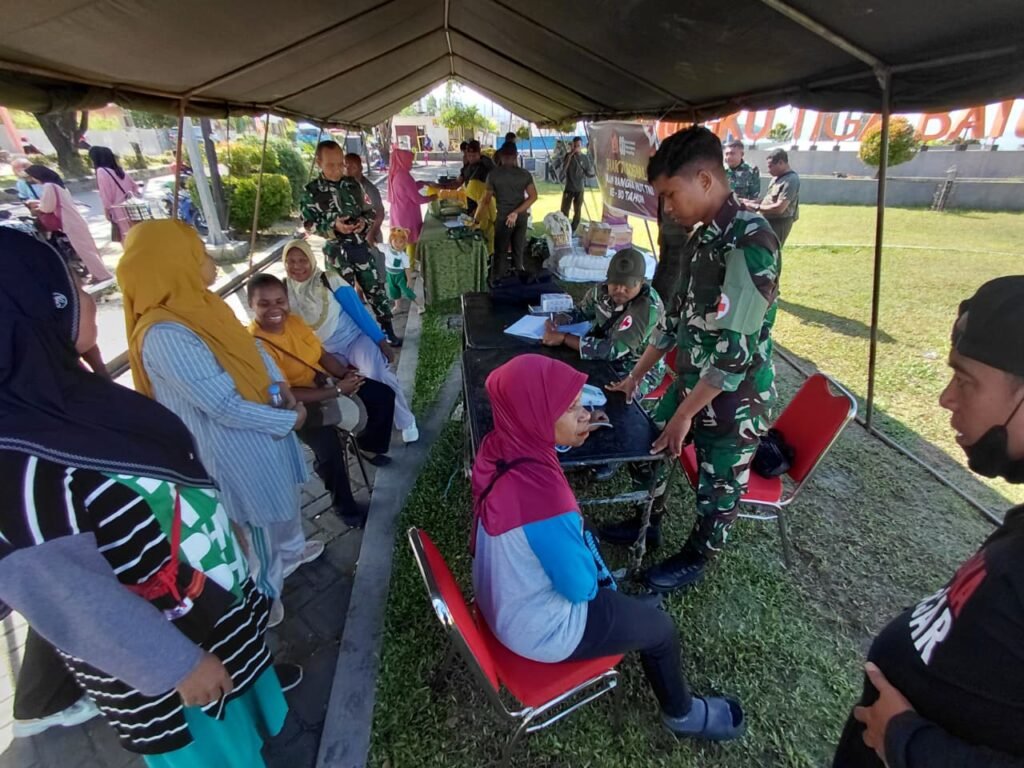Politeknik Negeri Fakfak Ikuti Kegiatan Cek Kesehatan Bersama Kodim Fakfak