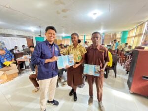 Tim Sospro Polinef 2026 Perluas Informasi Pendidikan Vokasi ke Sorong, Kunjungi SMKN 1 dan SMKN 3