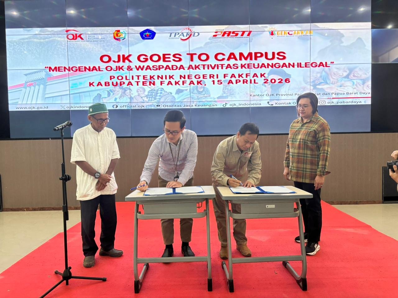 Polinef Dukung Literasi Keuangan, OJK Edukasi Mahasiswa Waspada Aktivitas Keuangan Ilegal