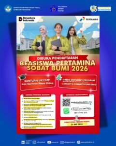 Dibuka Pendaftaran Beasiswa Pertamina Sobat Bumi 2026, Dukung Mahasiswa Berprestasi dan Berwawasan Lingkungan