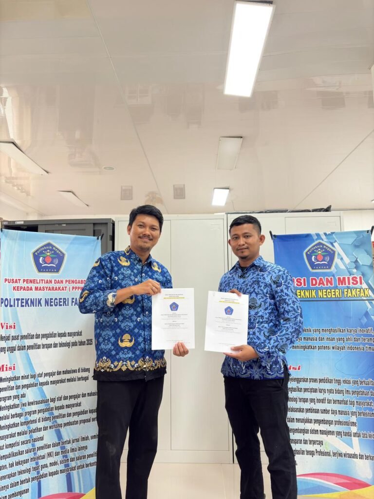P3M POLINEF Resmi Mulai Program Penelitian dan Pengabdian 2026 Melalui Penandatanganan Kontrak Pendanaan