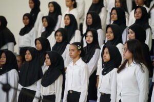 Upacara Pengukuhan Mahasiswa Baru Polinef, (18/09)