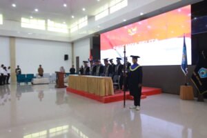 Senat Politeknik Negeri Fakfak dalam Pengukuhan Mahasiswa Baru Polinef 2026, (18/09)