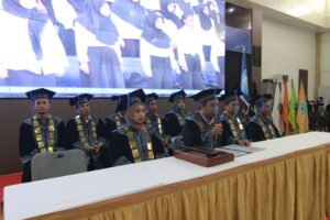 Senat Politeknik Negeri Fakfak dalam Pengukuhan Mahasiswa Baru Polinef 2026, (18/09)