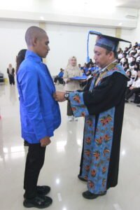 Pengukuhan Mahasiwa Baru Polinef 2026