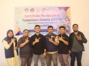 LSP Polinef Gelar Sertifikasi Kompetensi skema CPPOB Agroindustri , Siapkan Lulusan Siap Kerja