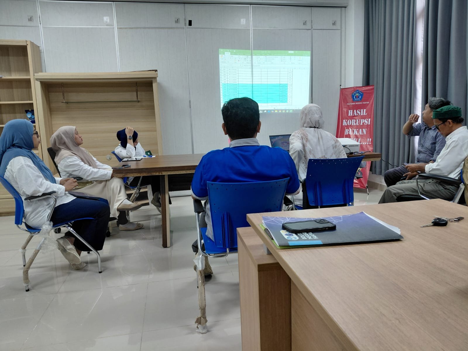 Polinef Gelar Rapat Penyusunan Tupoksi dan SOP, Libatkan Pejabat Struktural